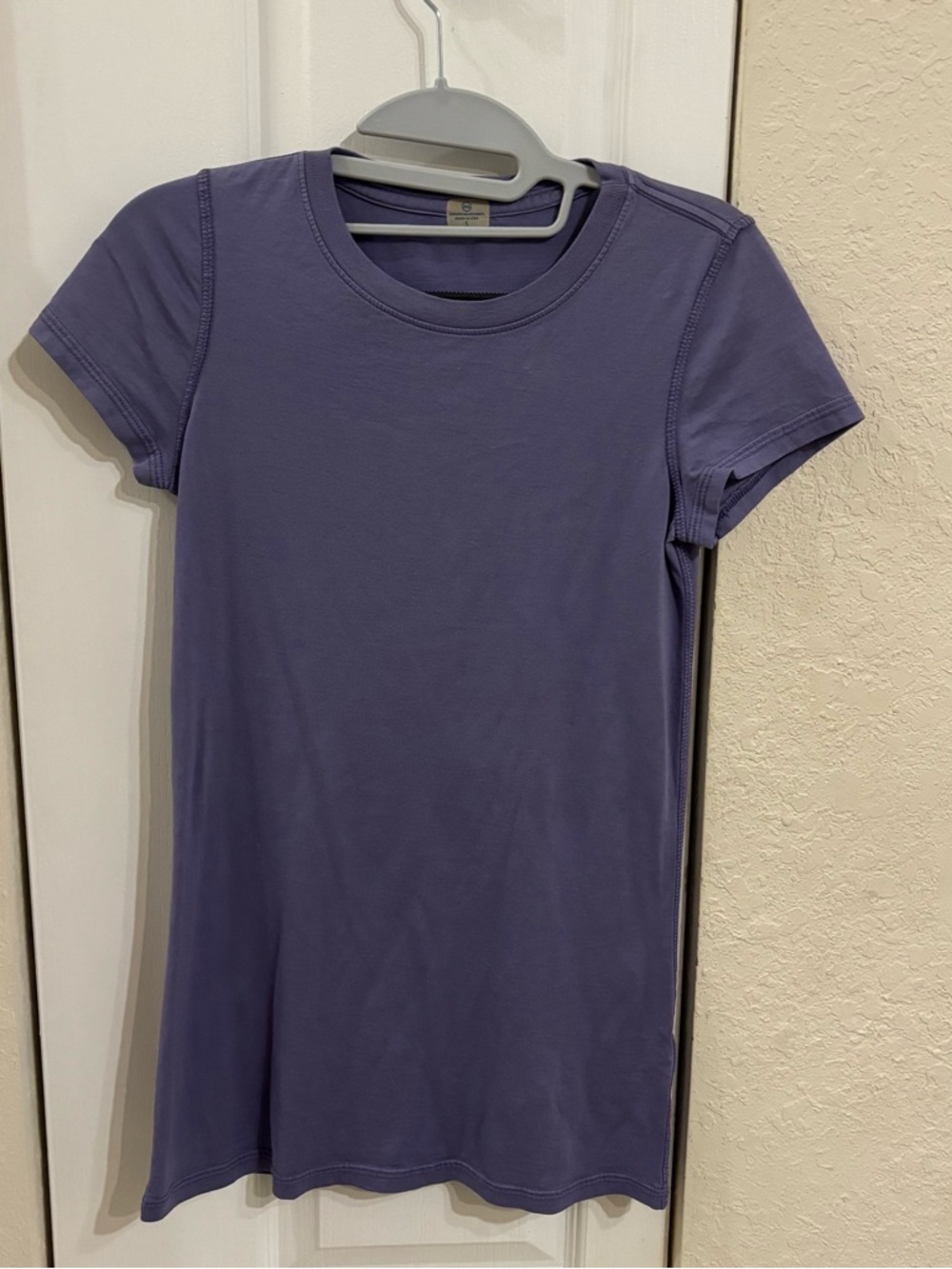 Adriano Goldschmied Purple Crewneck Short Sleeve Tee